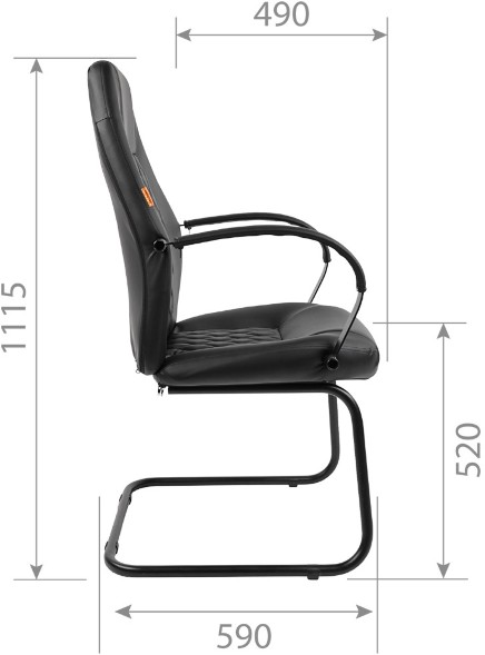 Кресло для посетителей CHAIRMAN 950V LT