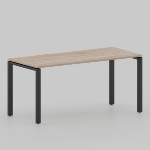 Стол Лофт 1400х600 на П-образных опорах, черный