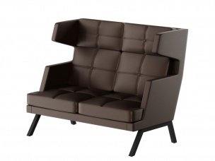 Алдо Диван двухместный высокий с декором из пуговиц ALDB-02 1430*960*1180