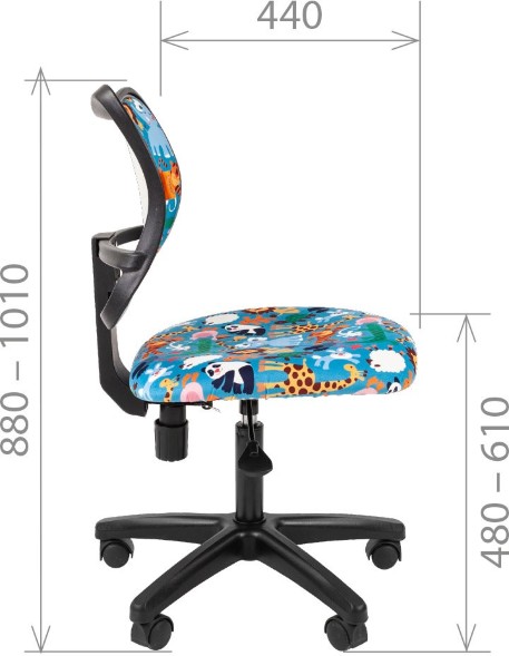 Детское кресло  CHAIRMAN KIDS 102 BLACK GAME