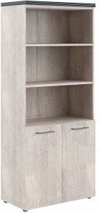 Шкаф с 1 комплектом глухих малых дверей и топом THC 85.5 Дуб Каньон 854х452х1968