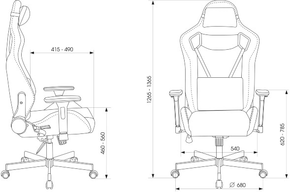 Кресло игровое Knight Outrider