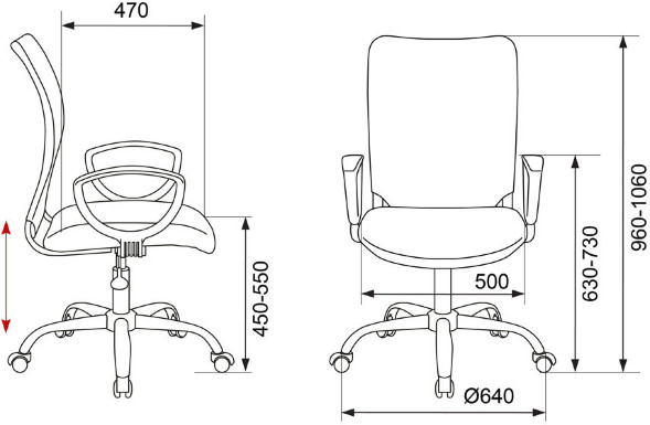 Кресло Бюрократ CH-599AXSL