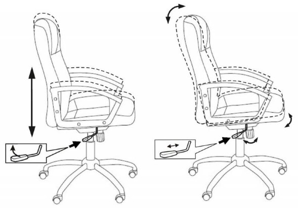 Кресло руководителя Бюрократ T-800N/BLACK