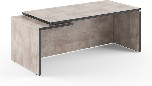 Стол руководителя TCT 209(R) дуб Каньон 2000х900х7