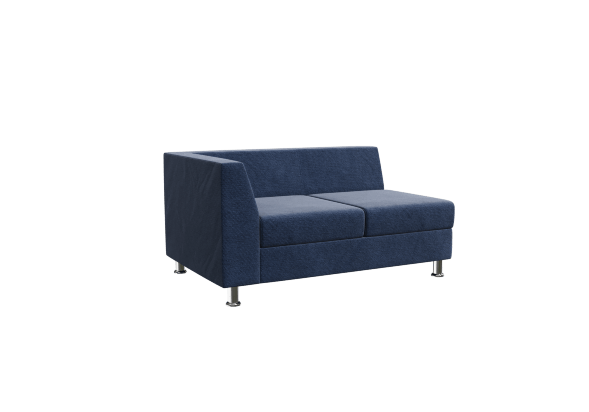 Прайм Секция с подлокотником двухместная правая PR.SP-2 (R) 1300*770*720