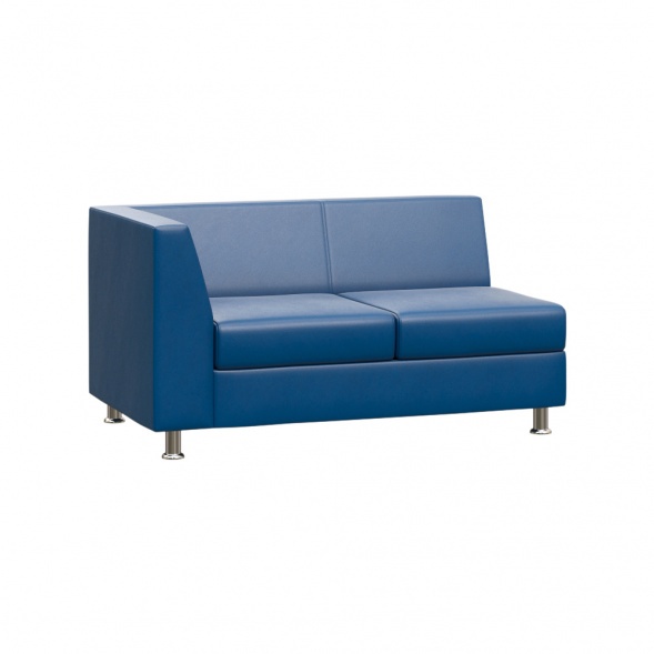 Прайм Секция с подлокотником двухместная правая PR.SP-2 (R) 1300*770*720