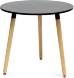 Стол Oslo Round BK, d-80 см
