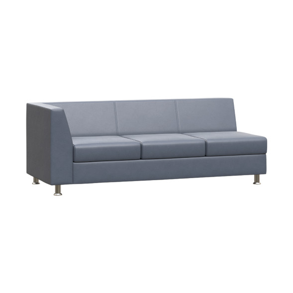 Прайм Секция с подлокотником трехместная правая PR.SP-3 (R) 1850*770*720