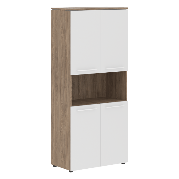 Шкаф с 2-мя комплектами глухих малых дверей MHC 85.4 854х423х1956 MORRIS