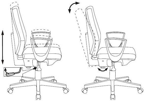 Кресло Бюрократ CH-W545