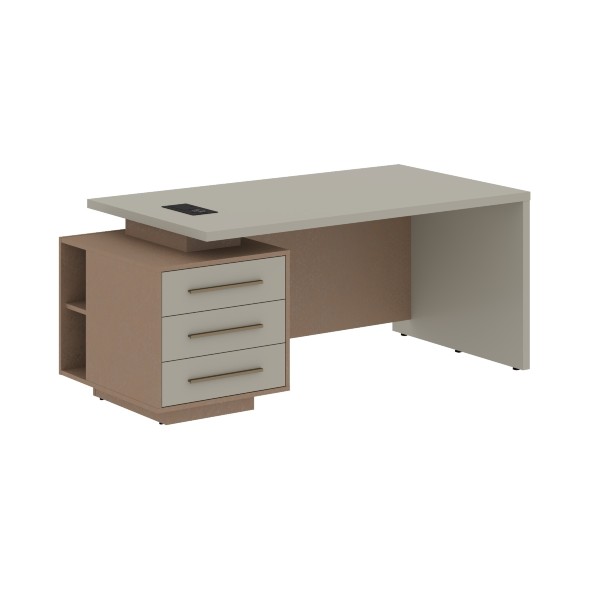 Стол руководителя с тумбой VCT 1890(L) 1800х900х750 VELION