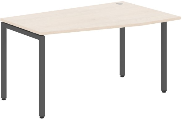 Стол эргономичный XSCT 149(R) Бук Тиара/Антрацит 1400х900х750 XTEN-S
