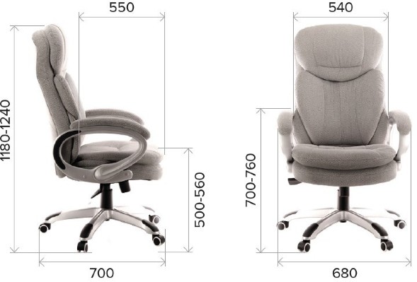 Кресло Everprof Boss T Ткань