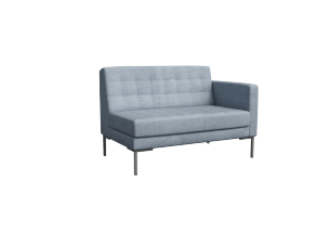 Форест Секция с подлокотником двухместная FR-SP-02 (L) 1270*800*840